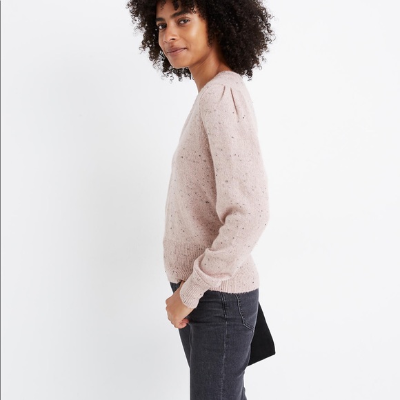 NWT. Madewell Donegal  V-Neck Sweater - Picture 2 of 7